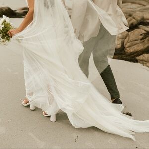 Toni Federici 100” Spanish Tulle Veil - Ivory